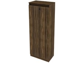 Armário com 2 Portas e 3 Prateleiras - Nogal Armário com 2 Portas e 3 Prateleiras - Nogal