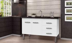 Armario Cozinha 114cm Euro Branco Fimap Armario Cozinha 114cm Euro Branco Fimap