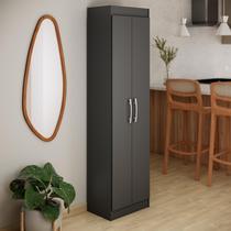 Armario Cozinha 2 Portas 4 Prateleiras Compact - Cinza Armario Cozinha 2 Portas 4 Prateleiras Compact - Cinza