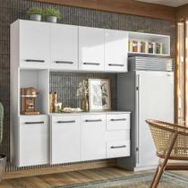 Armario Cozinha 7 Portas e 2 Gavetas Juliete Branco