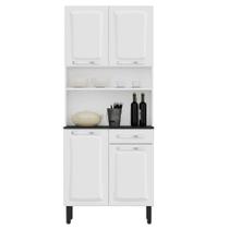 Armário Cozinha Aço Compacto 4 Portas Gaveta Branco Armário Cozinha Aço Compacto 4 Portas Gaveta Branco