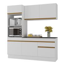 Armário Cozinha Compacta 3 Peças Com Rodapé Mp2177 Made Armário Cozinha Compacta 3 Peças Com Rodapé Mp2177 Made