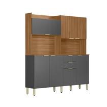 Armário Cozinha Compacta C/ Balcão 7 Portas 2 Gavetas Pés C/ Regulagem Pitaya Armário Cozinha Compacta C/ Balcão 7 Portas 2 Gavetas Pés C/ Regulagem Pitaya