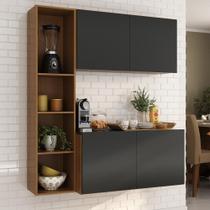 Armário Cozinha Compacta Linea Fit Multimóveis MP2257 Mad/Pr