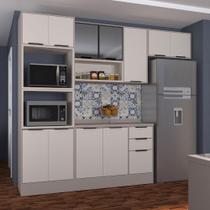 Armário Cozinha Completa 4 Peças 270cm Stylo c/ Torre Quente