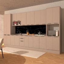 Armário Cozinha Completa 400cm Stylo 8 Peças c/ Torre Quente