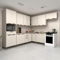 Armário Cozinha Completa 538cm Stylo c/ Torre Quente e Nicho