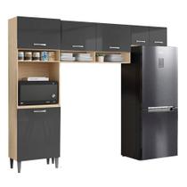 Armário Cozinha Completa 6 Portas 4 Nichos Aurora