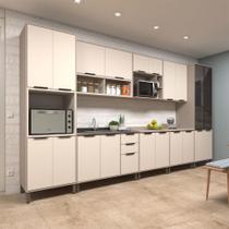 Armário Cozinha Completa 7 Peças 458cm Stylo c/ Cristaleira