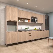 Armário Cozinha Completa 7 Peças 458cm Stylo c/ Cristaleira