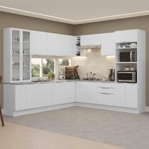 Armário Cozinha Completa Branco Stella Madesa 01 Branco