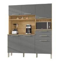 Armário Cozinha Completa Montesa 6 Portas 2 Gavetas