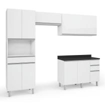 Armário Cozinha Completa Top Class 4 Peças Com Balcão
