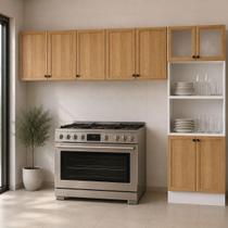 Armário Cozinha Completo Ditália Berlim 3 Pçs CVBR B20