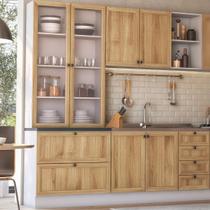 Armário Cozinha Completo Ditália Berlim 4 Pçs CV/BR B15 Cozy Armário Cozinha Completo Ditália Berlim 4 Pçs CV/BR B15 Cozy
