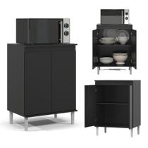 Armário Cozinha Estilo Americano Suporte Microondas 2 Portas Armário Cozinha Estilo Americano Suporte Microondas 2 Portas