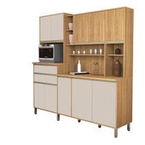 Armário Cozinha Gabi Resistente 10 Portas Varias Cores