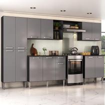Armário Cozinha Modulada Completa 298cm Pequim Top Multimóveis MP3768 Armário Cozinha Modulada Completa 298cm Pequim Top Multimóveis MP3768