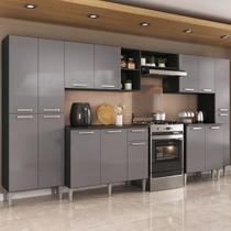 Armário Cozinha Modulada Completa 329,5cm Pequim Top Multimóveis MP3754