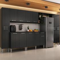 Armário Cozinha Modulada Completa 329,5cm Pequim Top Multimóveis MP3755