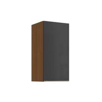 Armário Cozinha Modulado Vibra T642 c/ 1 Porta 40cm Canela/Grafite Lacca Kappesberg Armário Cozinha Modulado Vibra T642 c/ 1 Porta 40cm Canela/Grafite Lacca Kappesberg