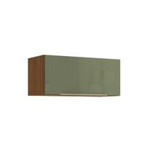 Armário Cozinha Modulado Vibra T653 c/ 1 Porta Basculante 80x35.5cm Canela/Verde Pistache Lacca Kappesberg