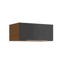 Armário Cozinha Modulado Vibra T654 c/ 1 Porta Basculante 80x50cm Canela/Grafite Lacca Kappesberg
