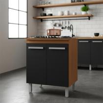 Armario Cozinha Para Fogão Cooktop 5 Bocas Com 2 Portas Jade