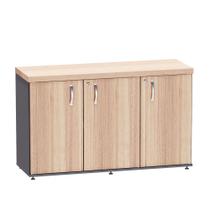 Armário Credenza Com 03 Portas PE 40 Pandin 1,20 M Noce Naturale e Grafito