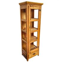 Armario Cristaleira Coluna Rustica Canto Madeira Demolição