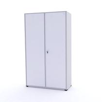 Armário de aço 200x118x40 pandin ap403m - cinza/branco