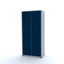 Armário de aço 200x90x40 pandin ap402sl - cinza/azul del rey Armário de aço 200x90x40 pandin ap402sl - cinza/azul del rey