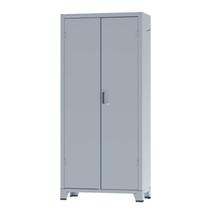 Armário de Aço c/ 02 portas REFORÇADO (PA 90) 1,980,900,40m Chapa 22 Cinza- 12113 Armário de Aço c/ 02 portas REFORÇADO (PA 90) 1,980,900,40m Chapa 22 Cinza- 12113