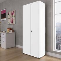 Armário de Aço Industrial 2 Portas 4 Prateleiras 180cm Cinza/Branco Armário de Aço Industrial 2 Portas 4 Prateleiras 180cm Cinza/Branco
