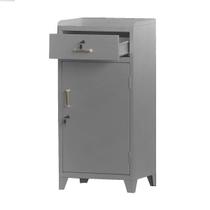 Armário de Aço para Ferramentas Ferramenteiro Simples com Fechadura Frontal, 1 Gaveta e 1 Prateleira Aço de Alta Qualidade, Resistente e Seguro Armário de Aço para Ferramentas Ferramenteiro Simples com Fechadura Frontal, 1 Gaveta e 1 Prateleira Aço de Alta Qualidade, Resistente e Seguro