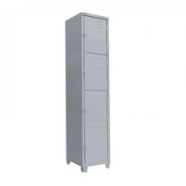 Armário De Aço Roupeiro Guarda Volume 04 Portas Locker
