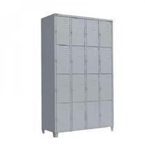 Armário De Aço Roupeiro Guarda Volume 16 Portas Locker
