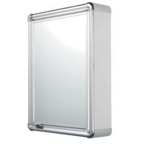 Armário de Alumínio com 1 Porta Grande de Sobrepor 44x58x11,3cm - LBP13S - ASTRA Armário de Alumínio com 1 Porta Grande de Sobrepor 44x58x11,3cm - LBP13S - ASTRA