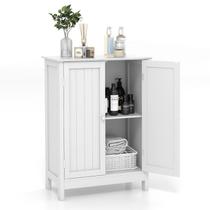 Armário de armazenamento de banheiro COSTWAY Freestanding White