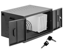 Armário de armazenamento de estação de carregamento VIVO CART-LAPC2 16-Bay Armário de armazenamento de estação de carregamento VIVO CART-LAPC2 16-Bay