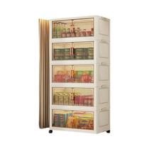 Armário De Armazenamento Grande Dobrável Multi-Camadas Organizador De Brinquedos E Roupas Sem