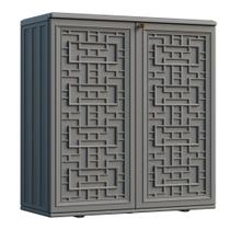 Armário de Armazenamento Mrosaa Impermeável 87 x 38 x 92 cm com Prateleira