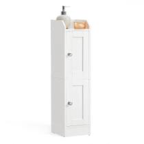 Armário de Armazenamento VASAGLE Slim com Prateleiras Ajustáveis 20 x 18 x 80 cm Armário de Armazenamento VASAGLE Slim com Prateleiras Ajustáveis 20 x 18 x 80 cm