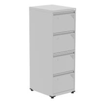 Armário de Arquivo de Aço Pandin 4 Gavetas gavetas Cinza/Branco Armário de Arquivo de Aço Pandin 4 Gavetas gavetas Cinza/Branco