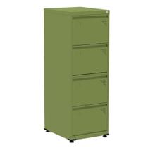 Armário de Arquivo de Aço Pandin 4 Gavetas gavetas Verde Miró Armário de Arquivo de Aço Pandin 4 Gavetas gavetas Verde Miró