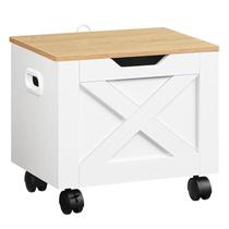 Armário de arquivo rolante MAHANCRIS FCBN4001 branco/natural