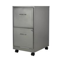 Armário de arquivos Lorell 2-Drawer Mobile Grey LLR16873