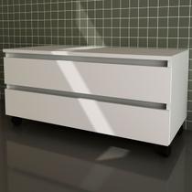Armário de Banheiro 2 Gavetas Branco Bn3603 - Tecno Mobili