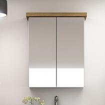 Armário de Banheiro 50cm 02 Portas Ref 501 Cewal - Branco/Itapuã Armário de Banheiro 50cm 02 Portas Ref 501 Cewal - Branco/Itapuã