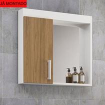 Armário de Banheiro 60cm 01 Porta Ref 561 Cewal - Branco/Itapuã